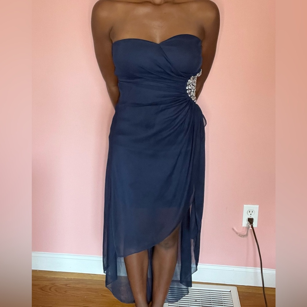Navy Blue Cocktail Dress